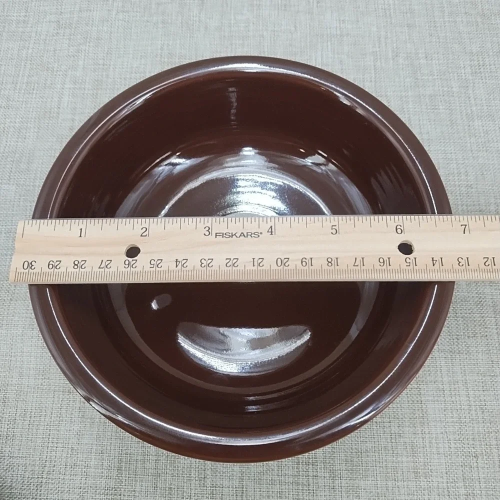 Fiesta Retired Chocolate Classic Rim Cereal Bowl 6 7/8